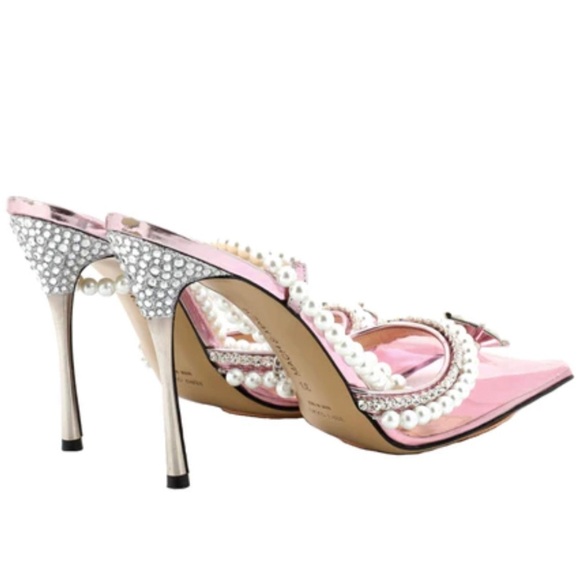 MACH & MACH
Diamond of Elizabeth Ankle Strap Pumps PVC 110 - Picture 2 of 10